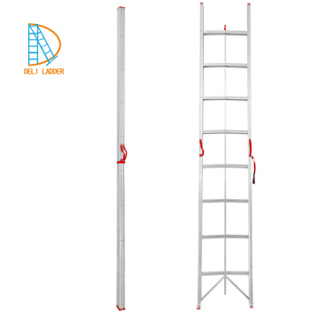 Lightweight Folding Free Standing A type Ladder, fold up stairs, small space foldable ladders